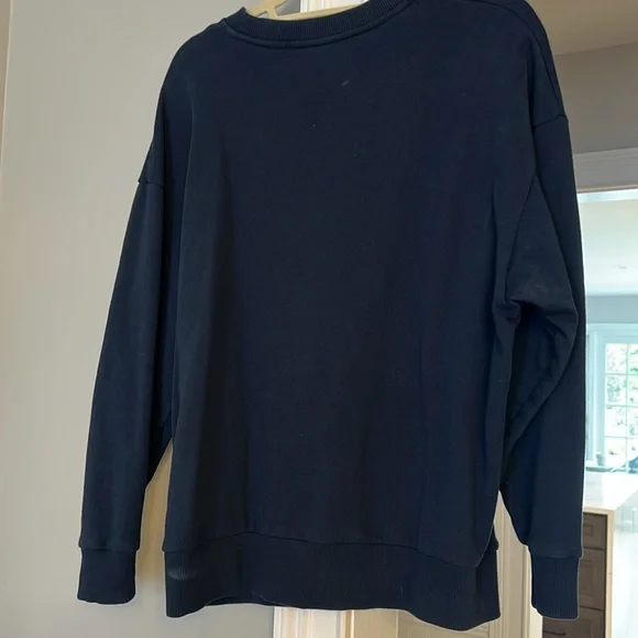 Favorite Daughter Blue Crew Neck Sweatshirt - Picture 6 of 9